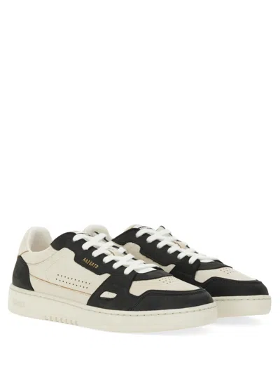 Axel Arigato 'dice Lo' Black And Beige Two-tone Sneakers In Calf Leather Man