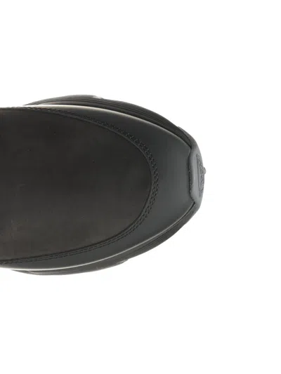 Tod's High Knitted Cuff Sneakers With Textured Upper And Chunky Sole In Black