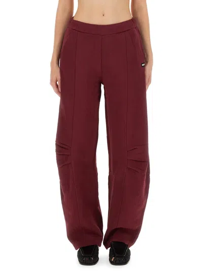 Rotate Birger Christensen Rotate Burgundy Cotton Pants