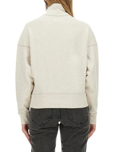 Isabel Marant Étoile Isabel Marant Etoile Melange Sand Cotton Blend Ross Sweatshirt In Neutral