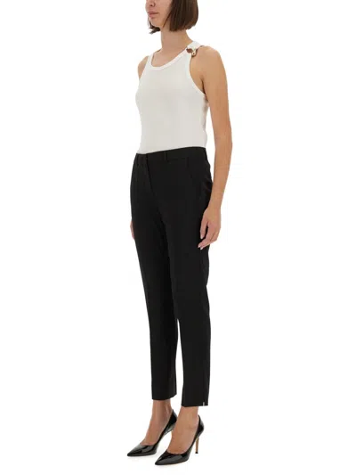 Jean Paul Gaultier Ribbed Tank Top With Overall Buckles In White