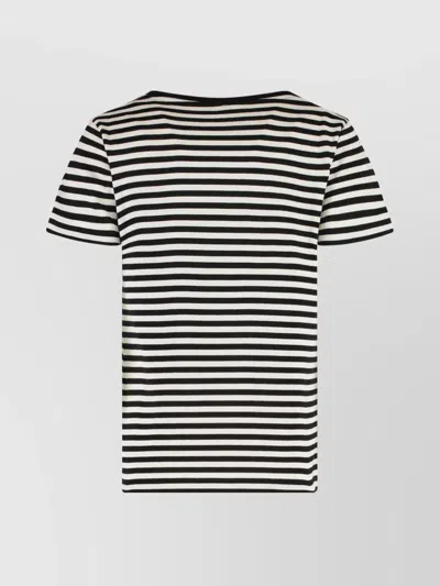 Moncler Cotton Crew-neck T-shirt In Black