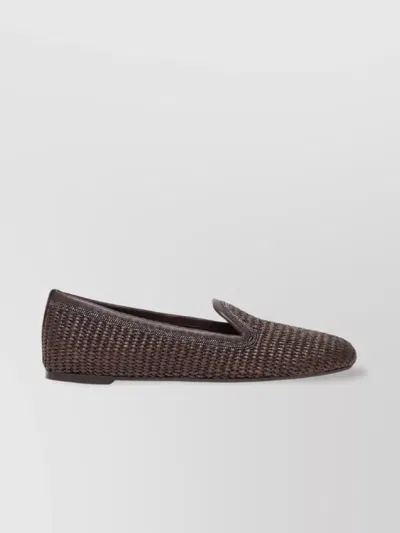Brunello Cucinelli Loafers In Brown