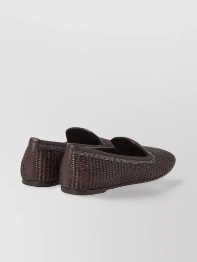Brunello Cucinelli Loafers In Brown