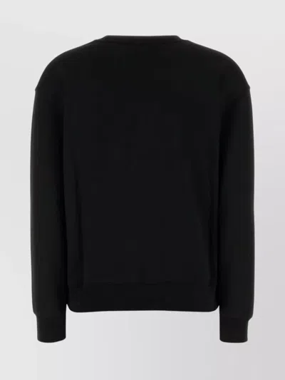 Kenzo Sweatshirt With "boke Flower" Embroidery In Black