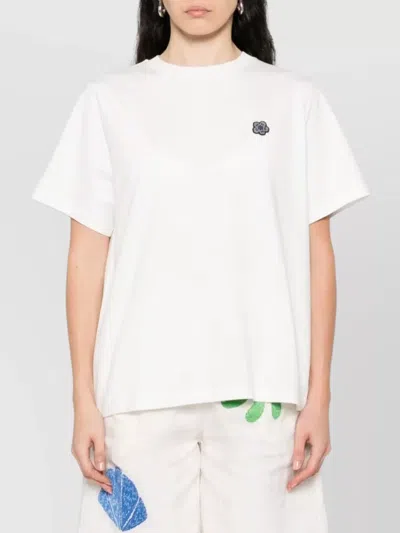 Kenzo Boke Flower 2.0 T-shirt With Embroidery In White