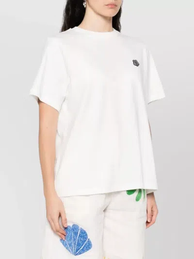 Kenzo Boke Flower 2.0 T-shirt With Embroidery In White