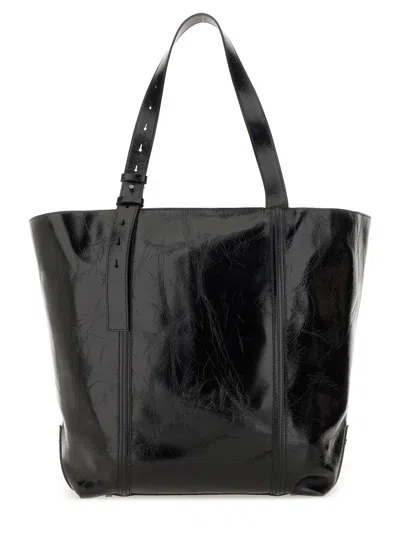 Golden Goose Spacious Tote Bag Dual Handles In Black