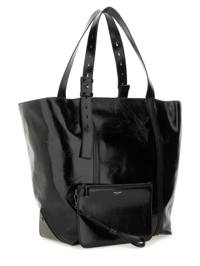 Golden Goose Spacious Tote Bag Dual Handles In Black