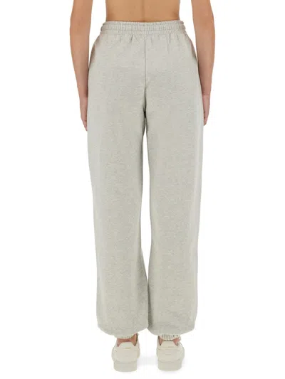 Rotate Birger Christensen Trousers With Elastic Waistband And Side Pockets In White