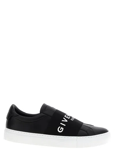 Givenchy Leather Sneakers In Black