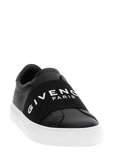 Givenchy Leather Sneakers In Black