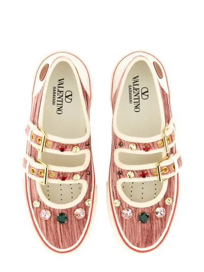 Valentino Velvet Dollyboard Ballerina Sneaker