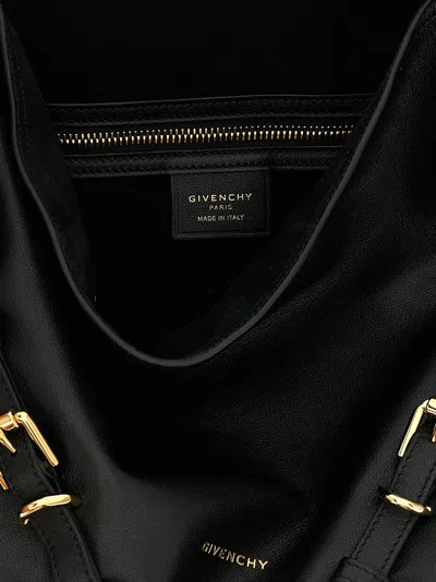 Givenchy Women Voyou Nano Bag In Polished Leather In Black