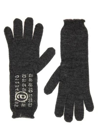 Mm6 Maison Margiela Mm6 By Maison Margiela Numeric Signature Gloves