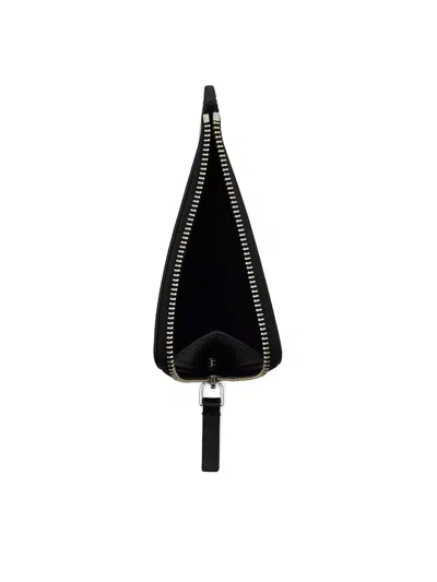 Marc Jacobs Zippered Wallet With Pendant In Black