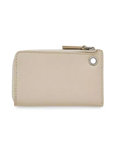 Marc Jacobs Zippered Wallet With Pendant In Neutral