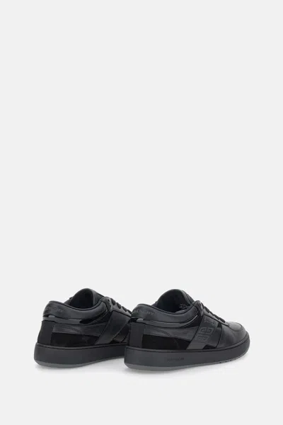 Givenchy G Move Panelled Leather Sneakers In Black