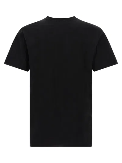 Dolce & Gabbana Graphic Crew Neck T-shirt With Short Sleeves In Black