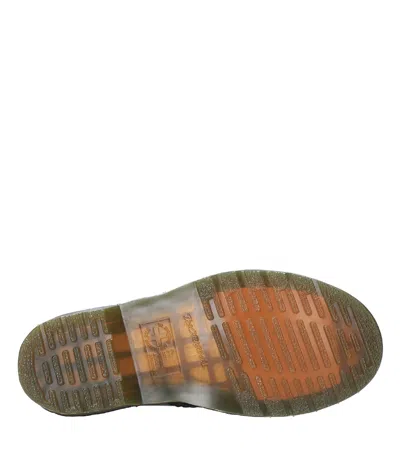 Dr. Martens Smooth Leather Quad Platform Boots In Black In Black