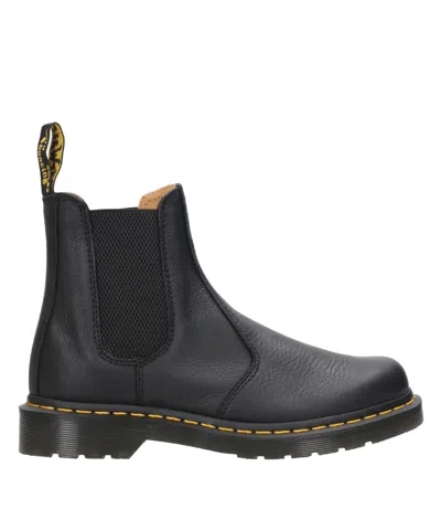 Dr. Martens 2976 Ys Smooth Man Ankle Boots Black Size 12 Leather In Multi