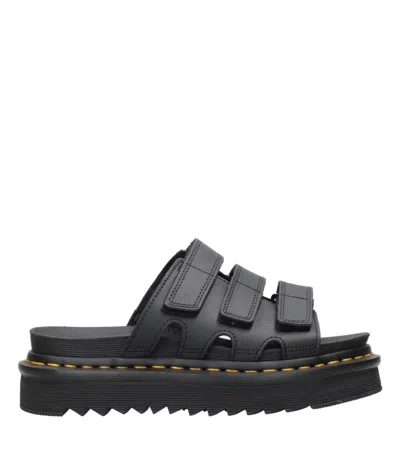 Dr. Martens Raine Slide Sandal In Black Athena
