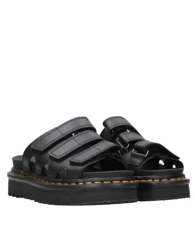 Dr. Martens Raine Slide Sandal In Black Athena