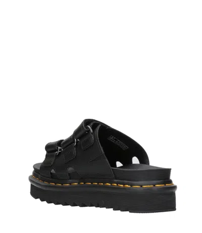 Dr. Martens Raine Slide Sandal In Black Athena