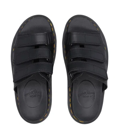 Dr. Martens Raine Slide Sandal In Black Athena