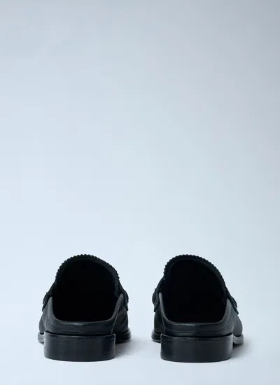 Alexander Wang Logo Lettering Slip-on Shoes In Neutral