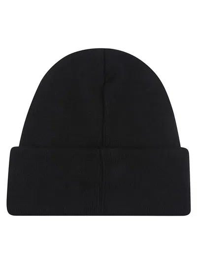Dsquared2 Dsquared Black Wool Beanie Hat In Black