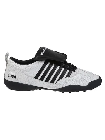 Dsquared2 Lace-up Low Top Sneakers In Multi