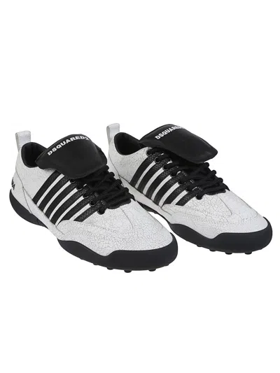 Dsquared2 Lace-up Low Top Sneakers In Multi
