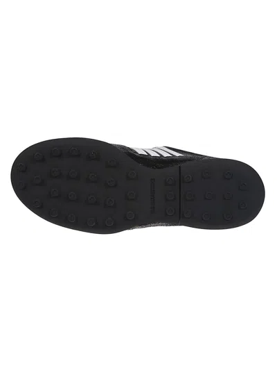 Dsquared2 Round Toe Low Top Lace-up Sneakers In Multi