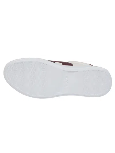 Hogan 'rebel H564' Leather Sneakers In Burgundy