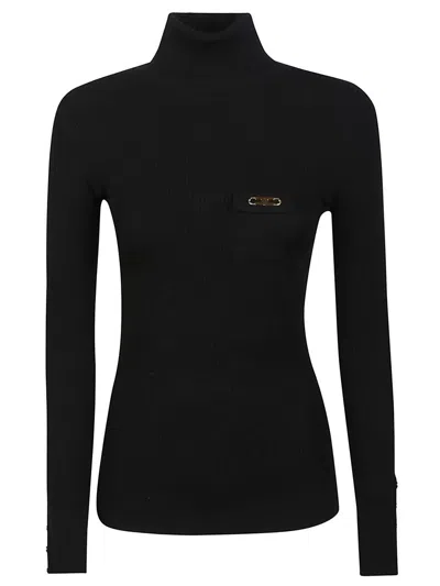 Elisabetta Franchi Knitwear In Black