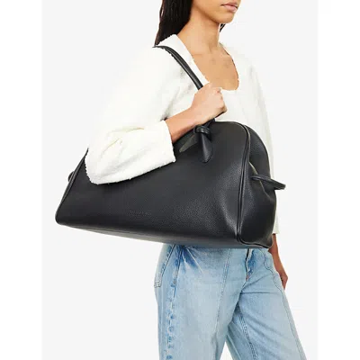 Jacquemus Womens Black The Large Turismo Leather Bowling Bag In Black
