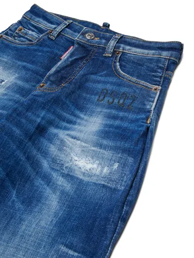 Dsquared2 Amelia Jeans In Blue