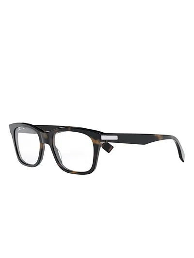 Fendi Square-frame Glasses In Brown