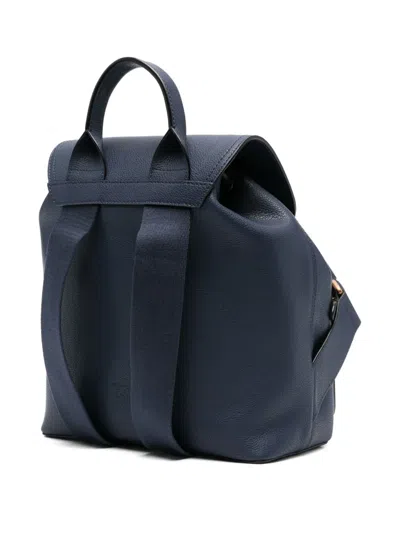 Pinko Multi-pocket Backpack In Blue