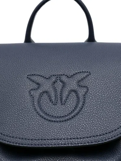 Pinko Multi-pocket Backpack In Blue