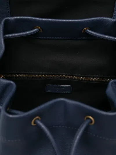 Pinko Multi-pocket Backpack In Blue