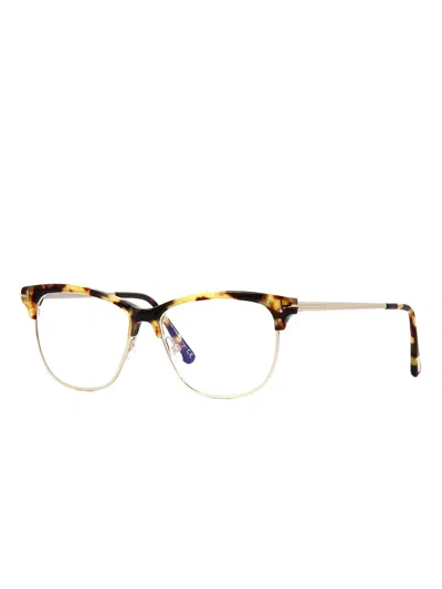 Tom Ford Square-frame Glasses In Brown