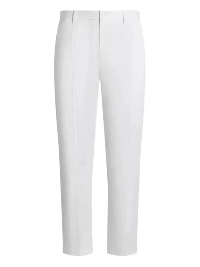 Dolce & Gabbana Cotton Gabardine Trousers In Pink