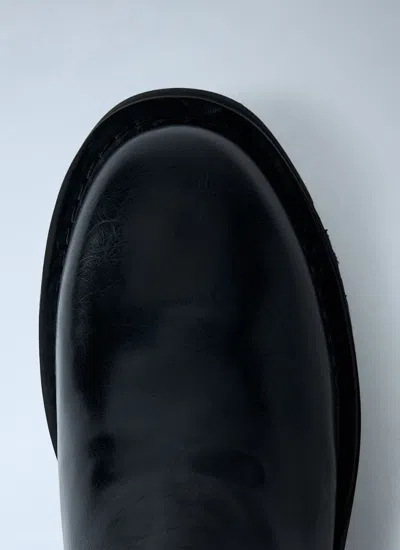 Ganni Chunky Buckle Boots In Black