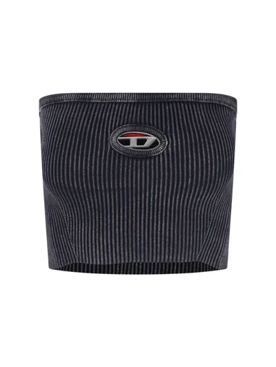 Diesel M-clarksvillex-c Band Top In Black