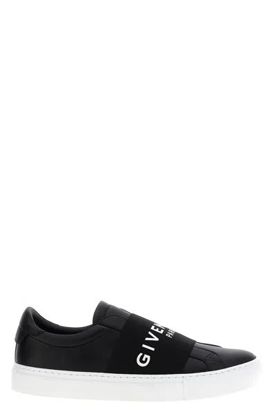Givenchy Leather Sneakers In Black