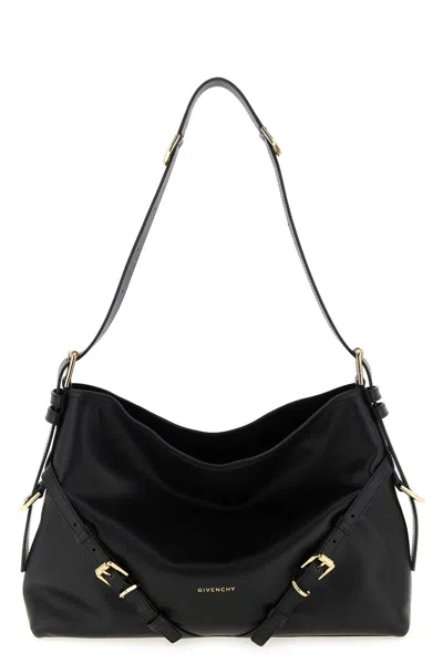 Givenchy Women Voyou Nano Bag In Polished Leather In Black