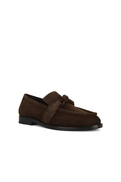 Bottega Veneta Mocassino Con Nappina In Suede Co 796696v3qe1 2113 In Black