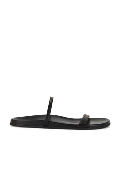 The Row Hugh Thin Strap Slide In Black